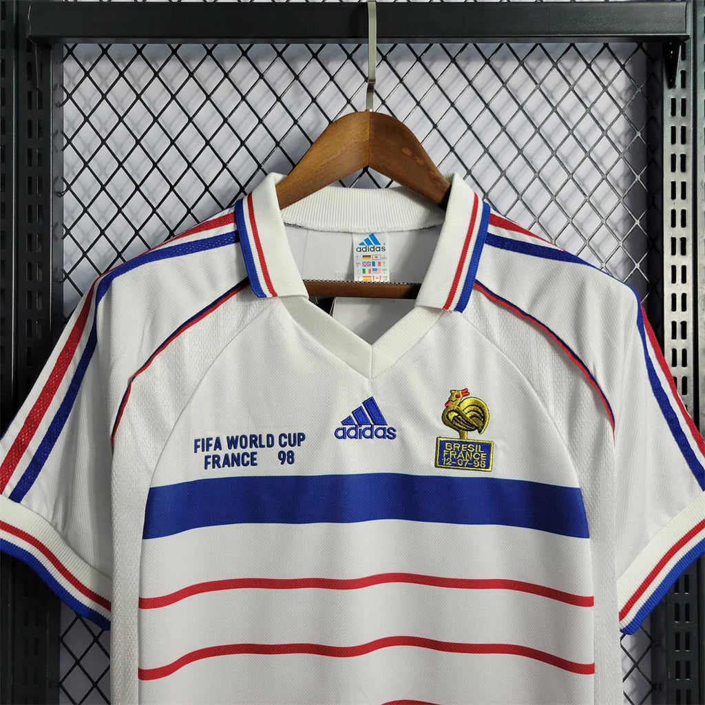 Frankrike 1998 Retro Bortedrakt