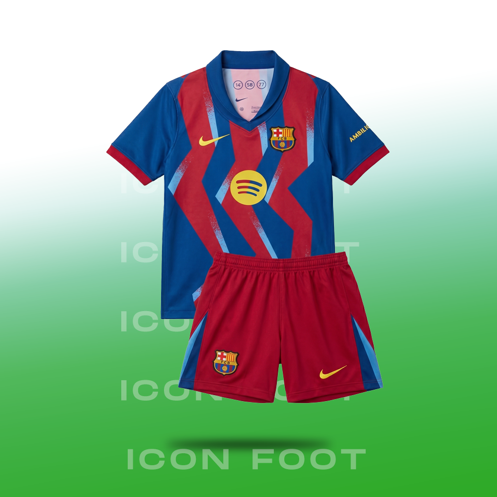 Barcelona fjerde drakt 2026 barn