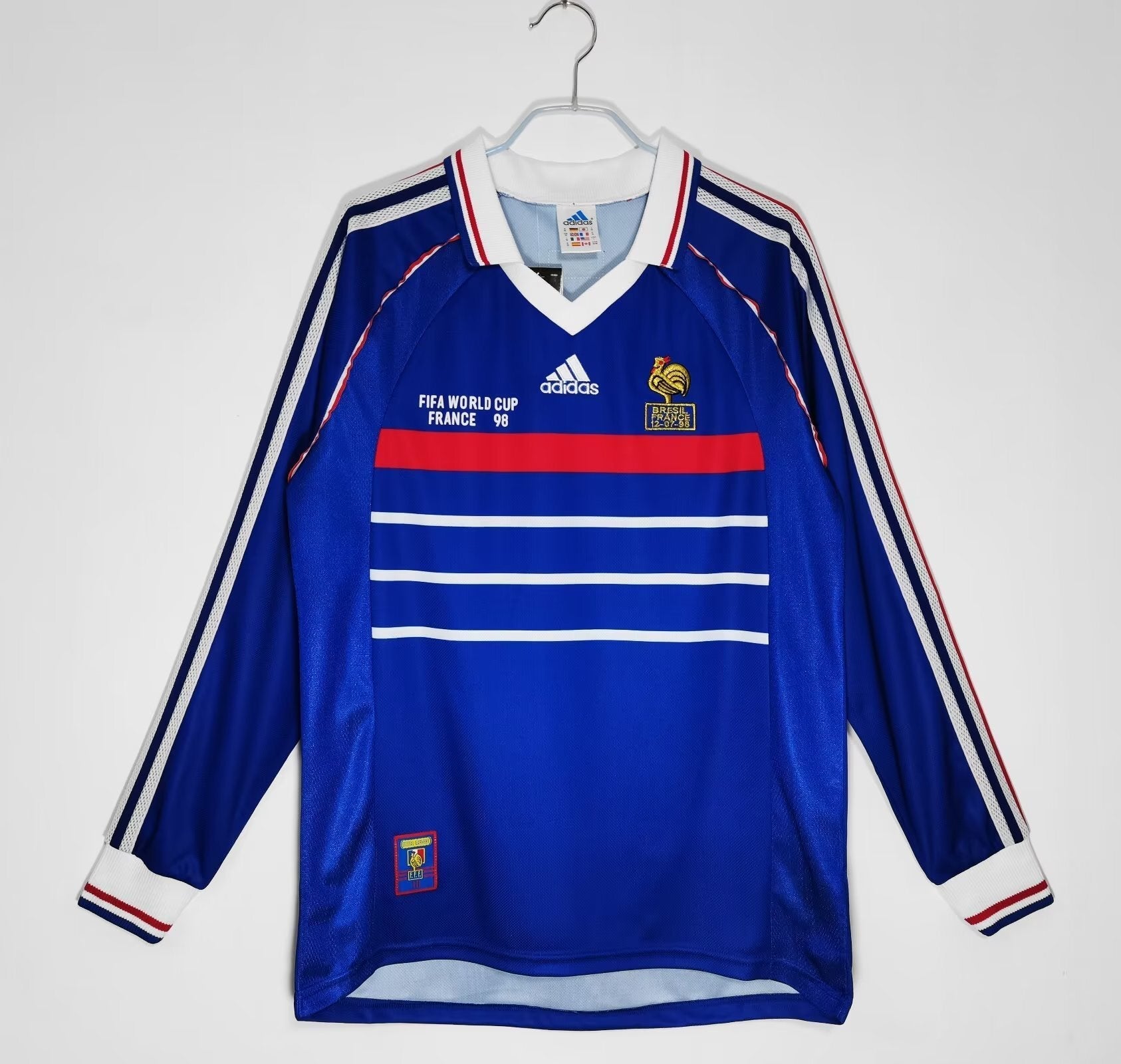 Frankrike 1998 Retro Sluttutgave Langermet