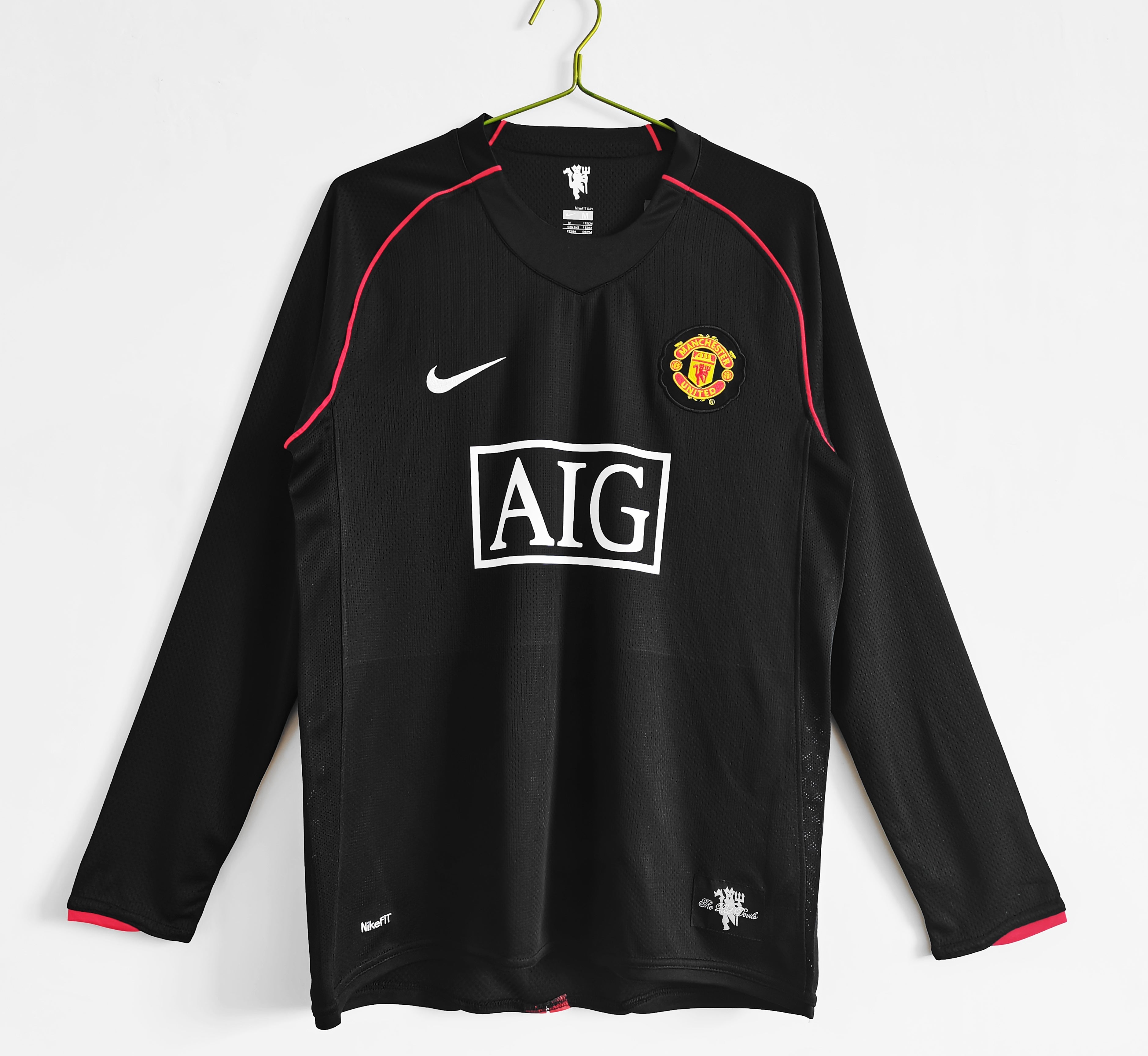 Manchester United 2007 retro bortedrakt, langermet