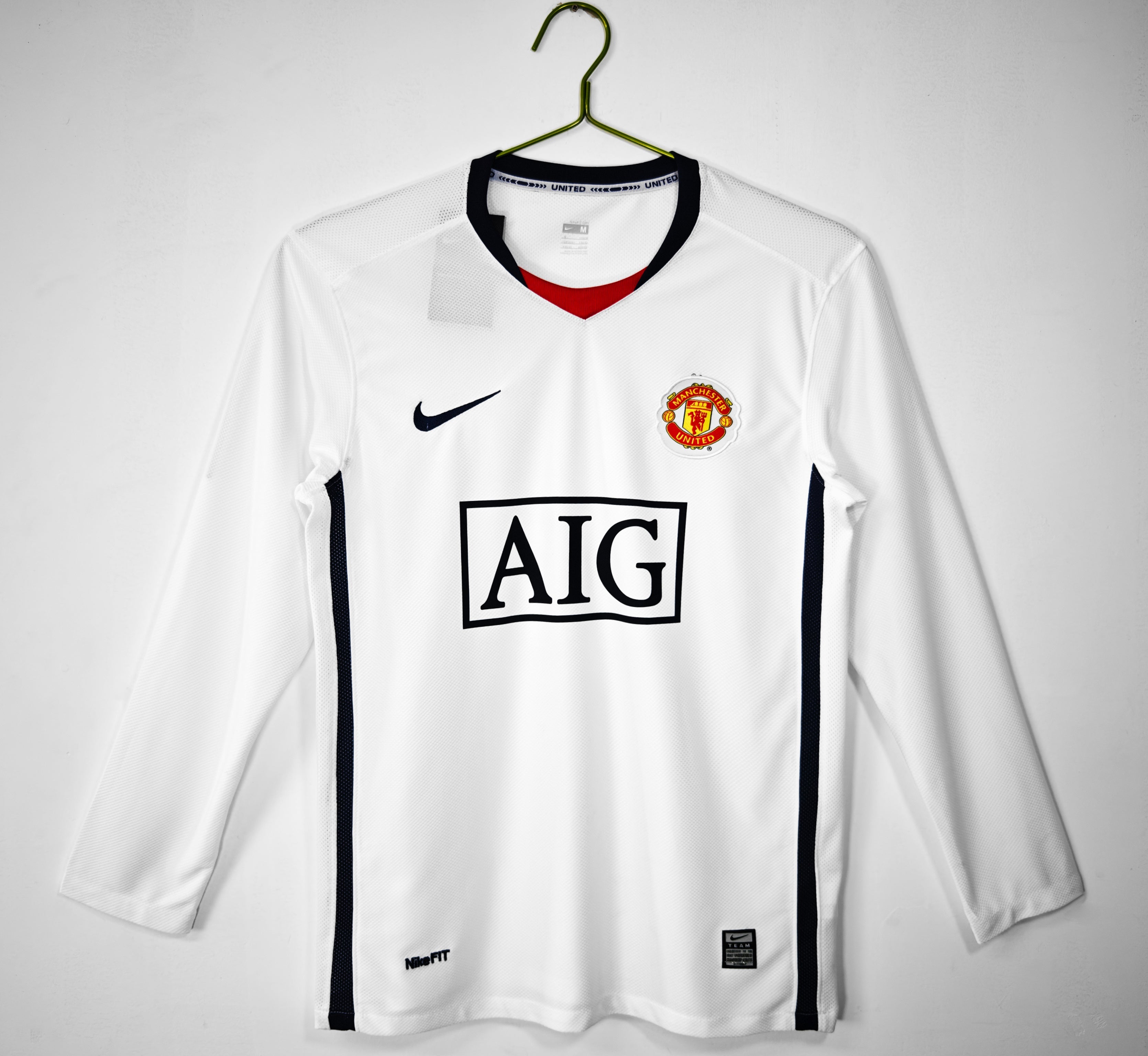 Manchester United 2008 retro bortedrakt, langermet
