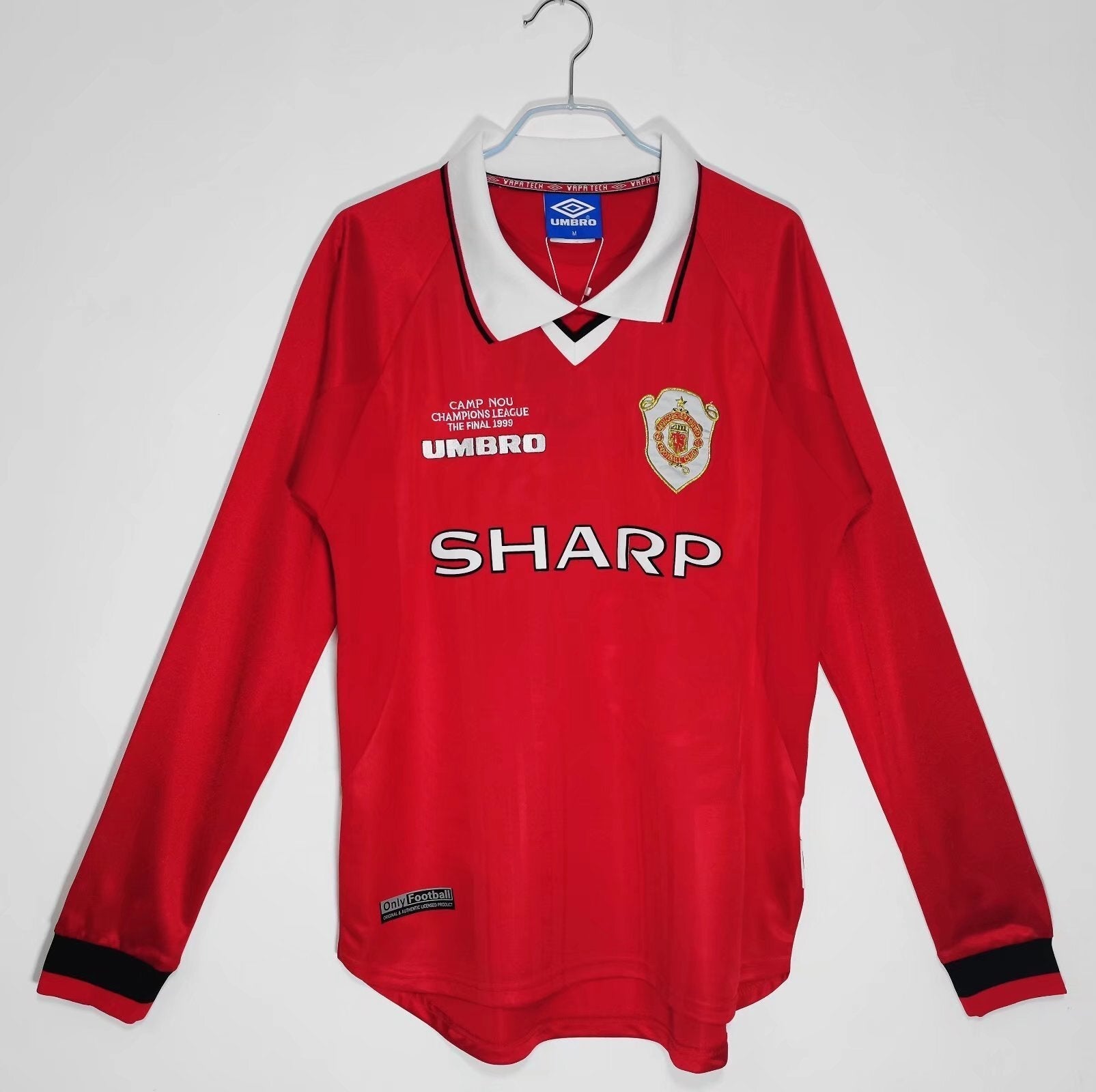 Manchester United 1999 retro, siste utgave, langermet